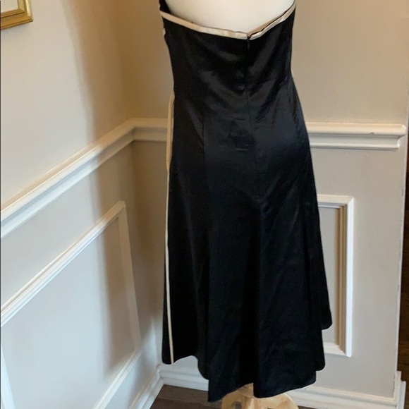 𝅺papell Boutique Evening Strapless Silk Dress 10 - Picture 5 of 7